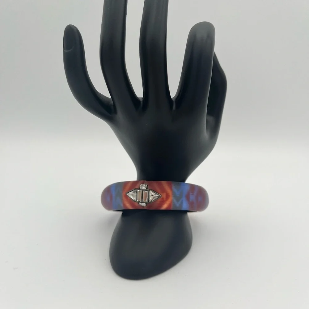 Luxury Alexis Bittar Lucite Bangle – Signed, Retired Collector Design